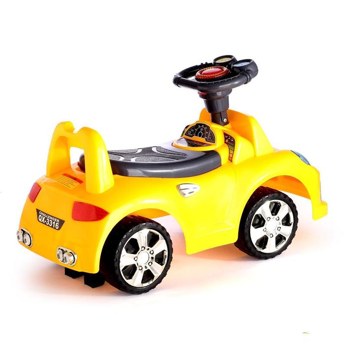 Толокар «Тачка», световые и звуковые эффекты, цвета МИКС