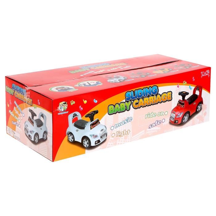 Толокар «Тачка», световые и звуковые эффекты, цвета МИКС