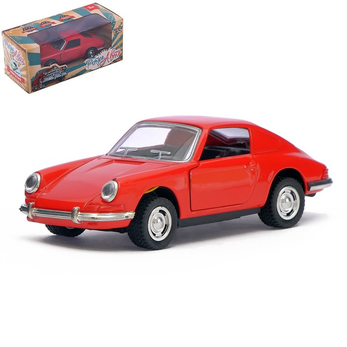 Машина металлическая "Спорт", инерционная, свет и звук, масштаб 1:32, цвета МИКС