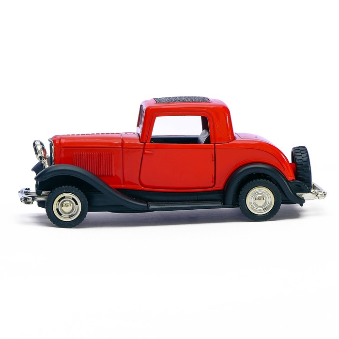 Машина металлическая "Классическая", инерционная, свет и звук, масштаб 1:32, цвета МИКС