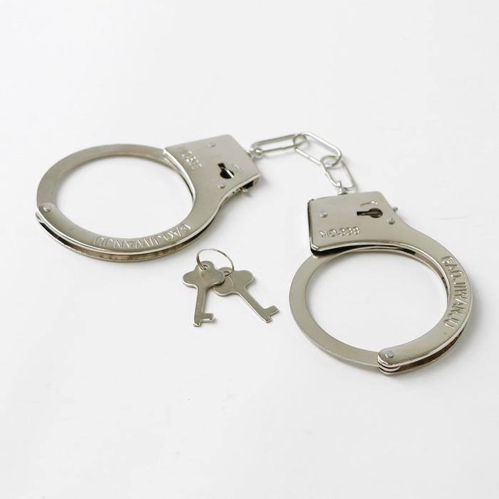 Наручники на блистере, d=5 см наручники сцепленные на цепочке handfesseln