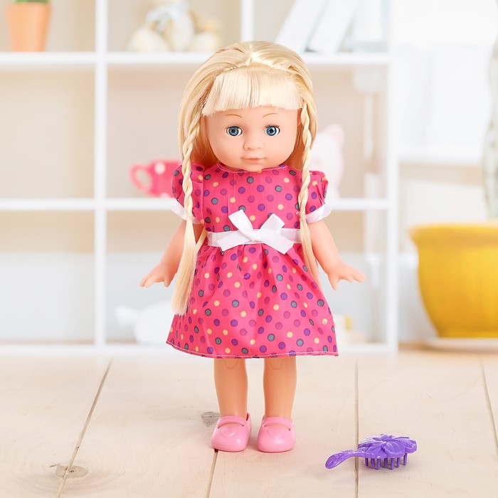 Кукла "Анечка" в летнем платье, МИКС