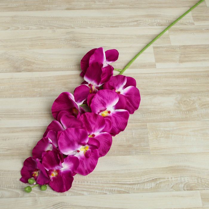 Цветы искусственные "Орхидея Галатея" 95 см, сиреневая