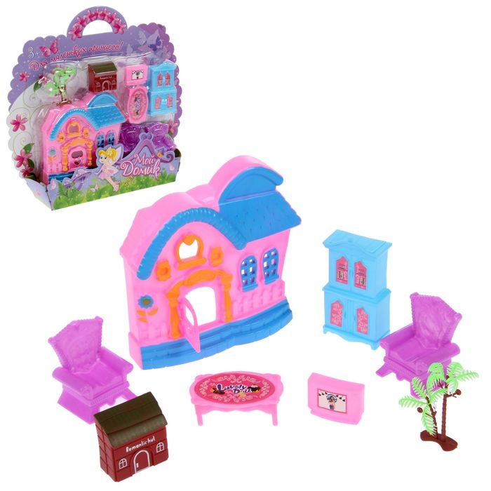 Дом для кукол "Мой домик" с аксессуарами