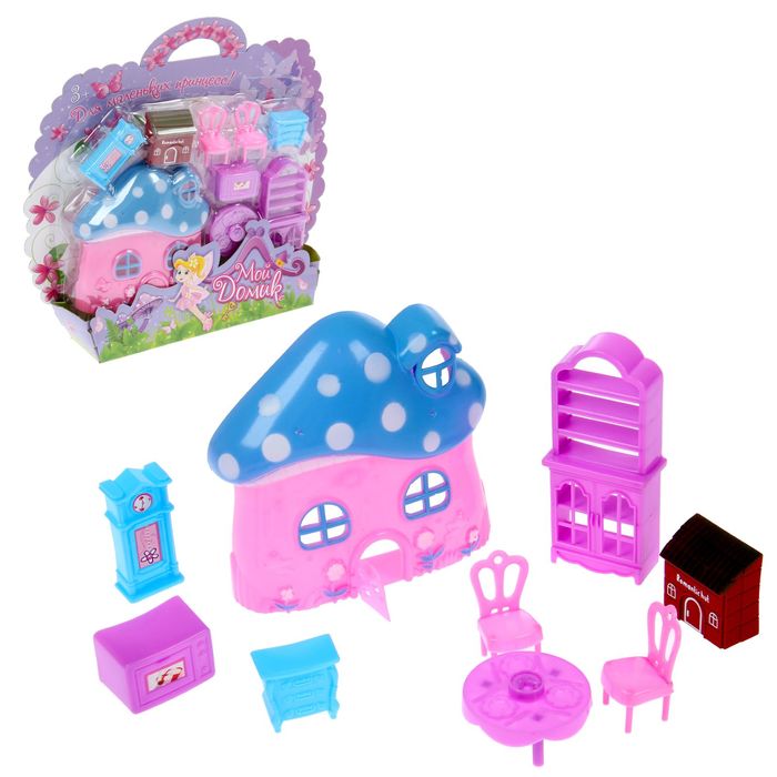Дом для кукол "Мой домик" с аксессуарами
