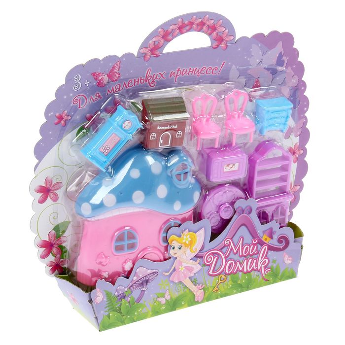 Дом для кукол "Мой домик" с аксессуарами