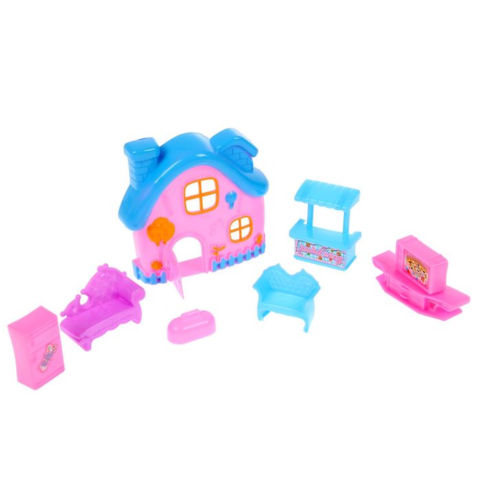 Дом для кукол "Мой домик" с аксессуарами