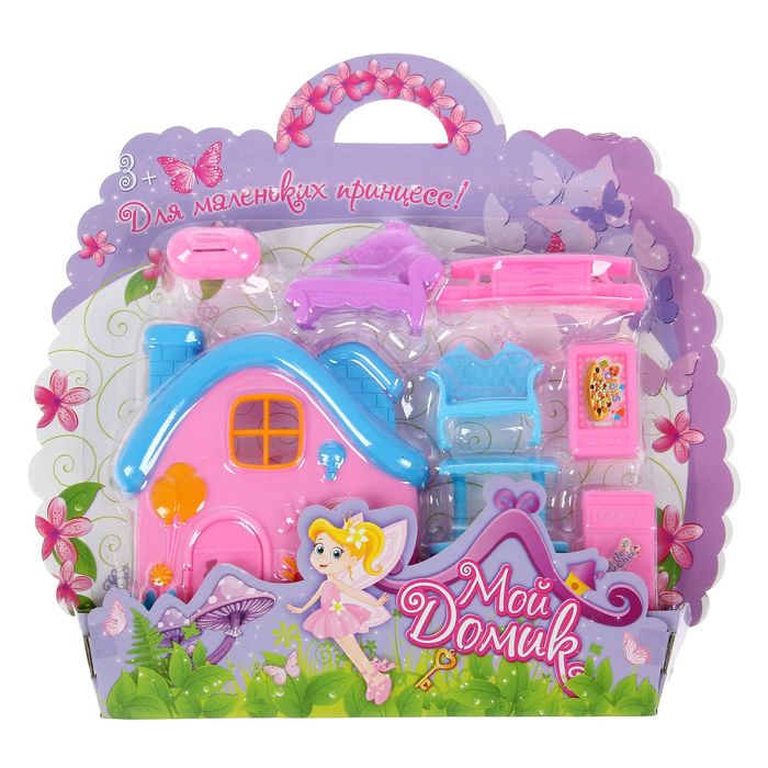 Дом для кукол "Мой домик" с аксессуарами