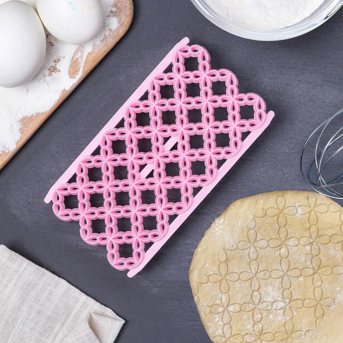 Печать для марципана и теста "Четырехлистник", цвет МИКС