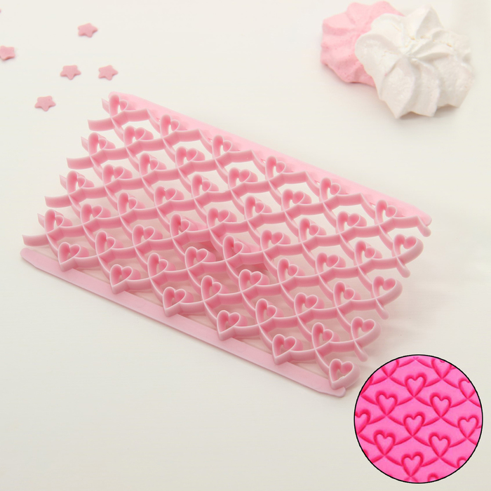 Печать для марципана и теста "Романтика", цвета МИКС