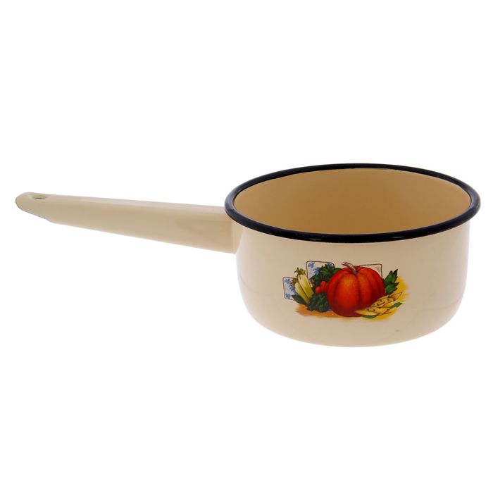 Ковш 1 л "Дачная", цвет кремовый