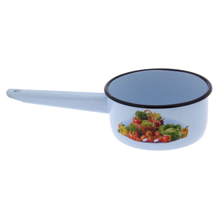 Ковш 1 л "Сентябрь", цвет серо-голубой