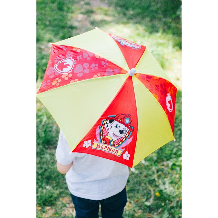 Щенячий патруль. Зонт детский "Маршал" 8 спиц d=52 см