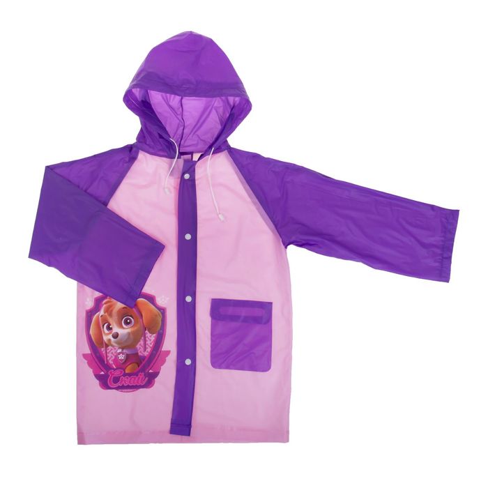 Щенячий патруль. Дождевик детский "Давай Полетаем!" , р-р S, рост 92-98 см