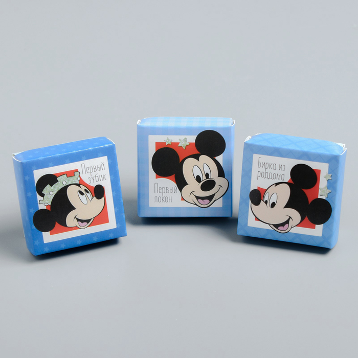 Набор памятных коробочек в пенале "Сокровища малыша", Дисней Беби, Микки Маус и друзья