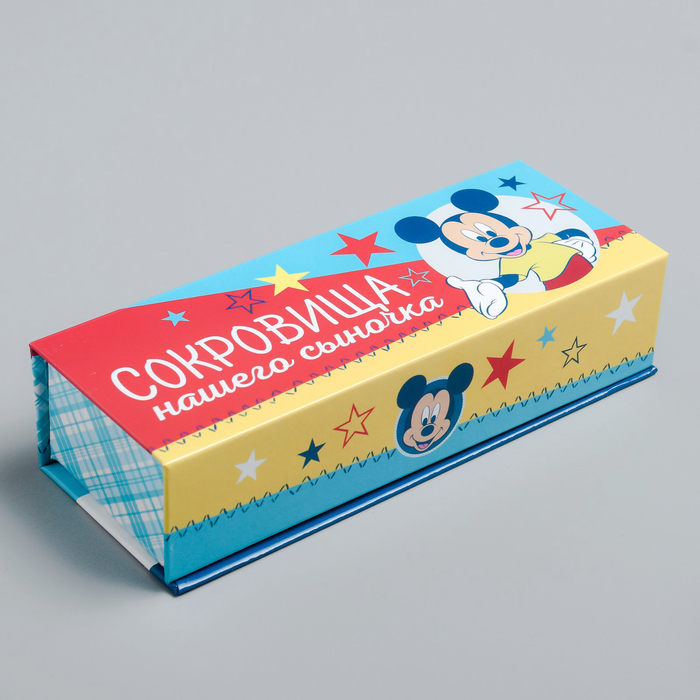Набор памятных коробочек в пенале "Сокровища нашего сыночка", Микки Маус и друзья