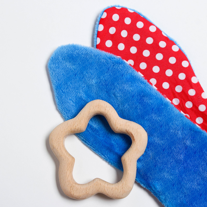 Развивающая игрушка-грызунок «Для маленьких джентльменов», форма звезда