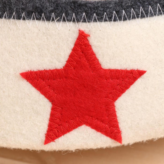 Банная ушанка СО ЗВЕЗДОЙ