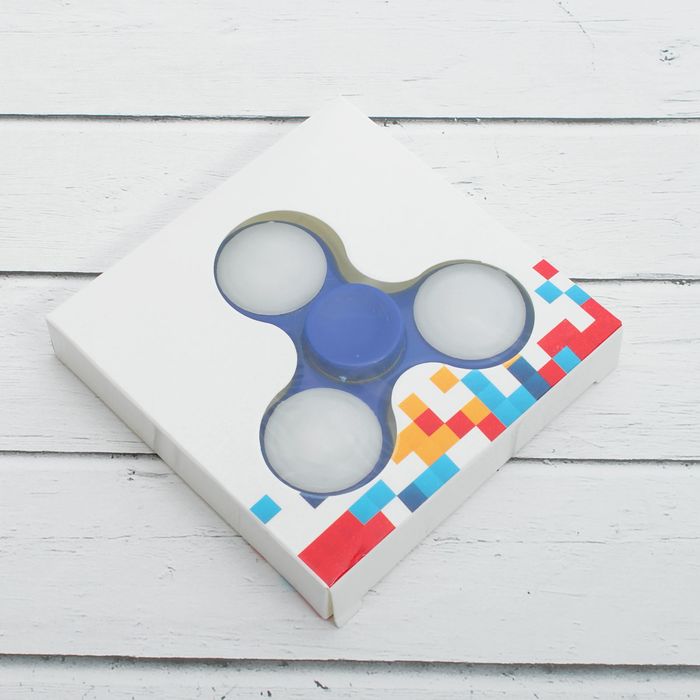 Спиннер "Бумеранг" световая, цвета МИКС