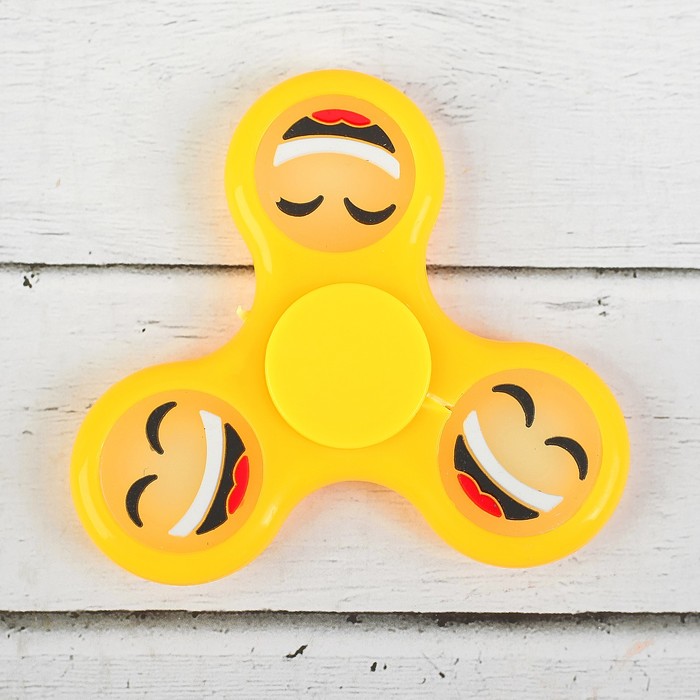 Спиннер "Смайл", цвета МИКС УЦЕНКА