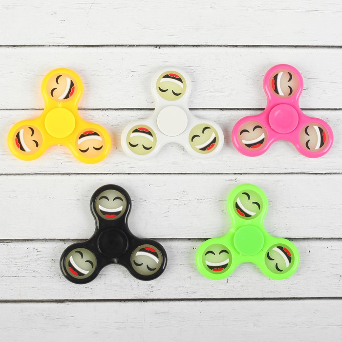 Спиннер "Смайл", цвета МИКС УЦЕНКА