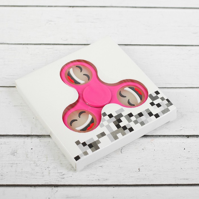 Спиннер "Смайл", цвета МИКС УЦЕНКА