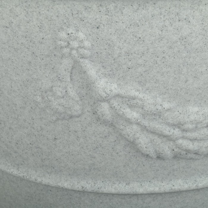 Ваза декоративная 80 л "Виола", цвет белый гранит