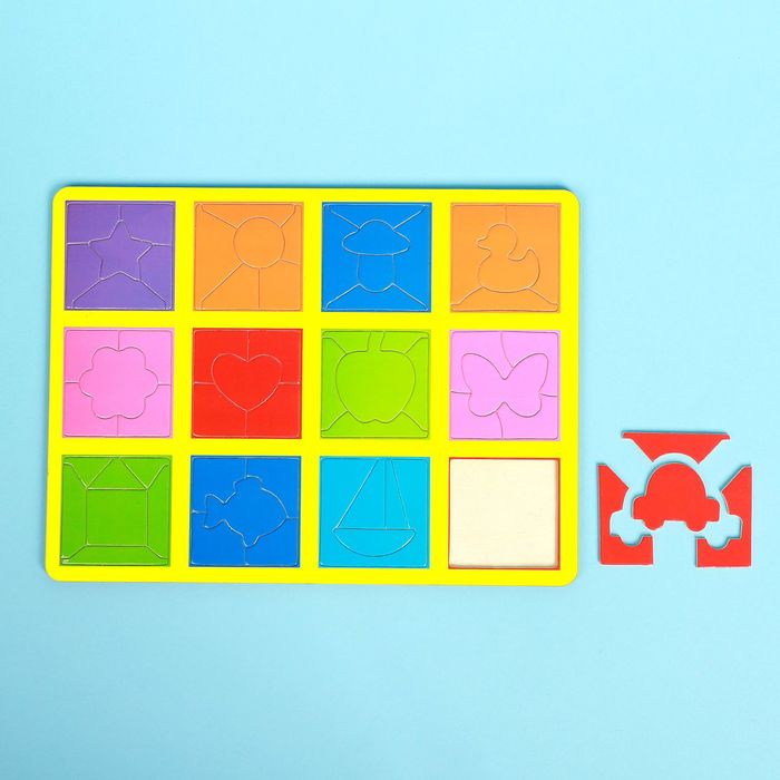 Развивающий пазл "Предметы, которые нас окружают", уровень сложности: 1