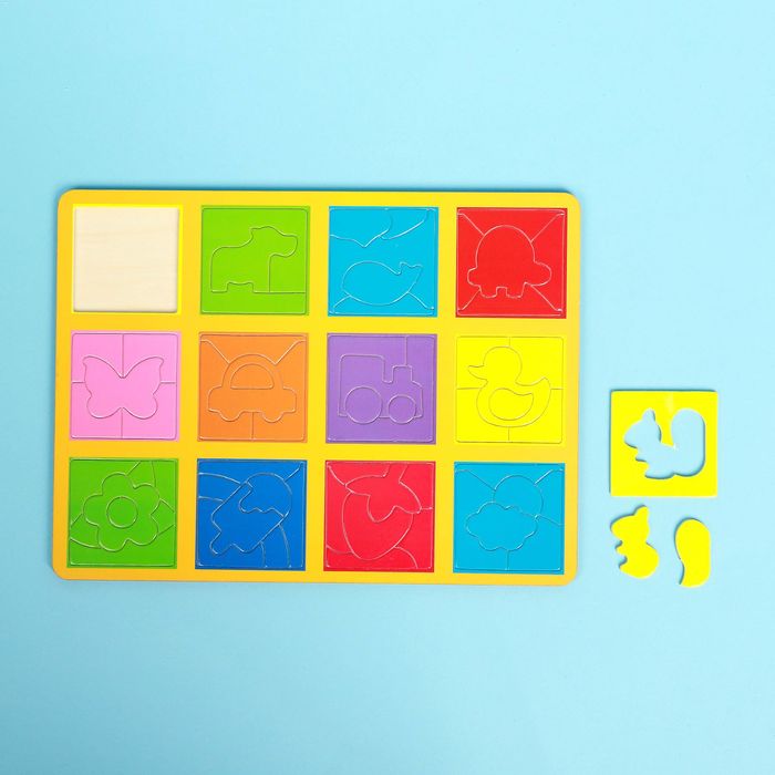 Развивающий пазл "Окружающий мир", уровень сложности: 2