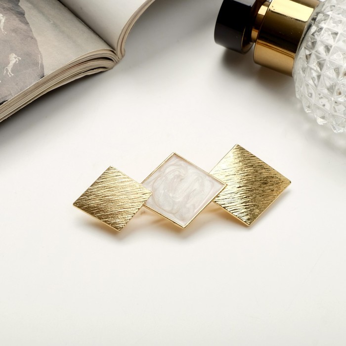 Заколка-автомат "Либерти", ромбы