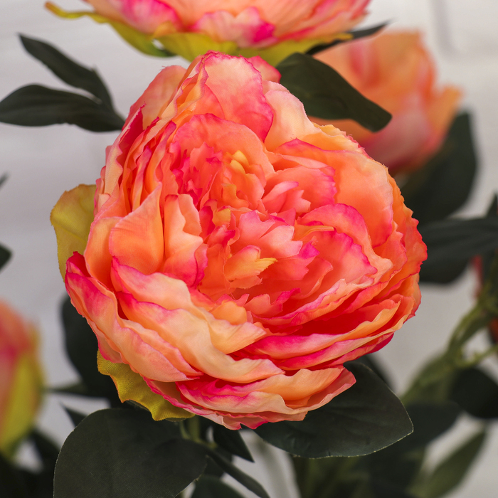 Куст искусственный "Пион" микс