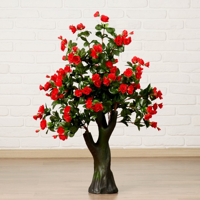 Куст искусственный "Цветы" 90 см МИКС