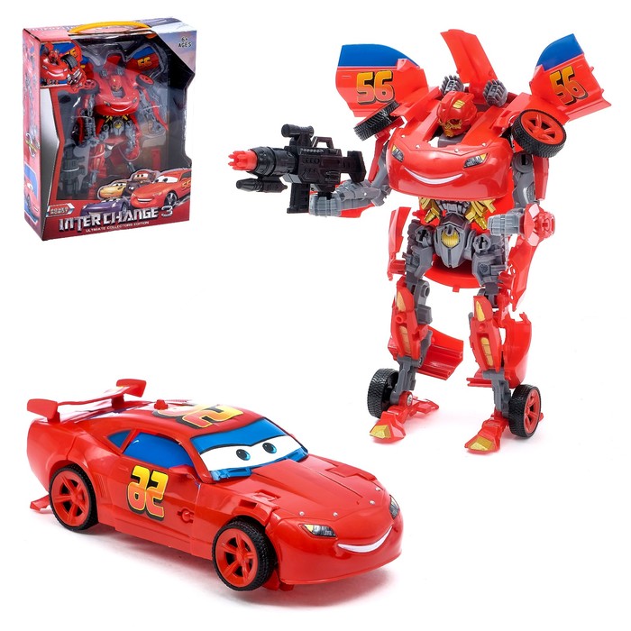 Робот-трансформер «Автобот-тачка» с оружием