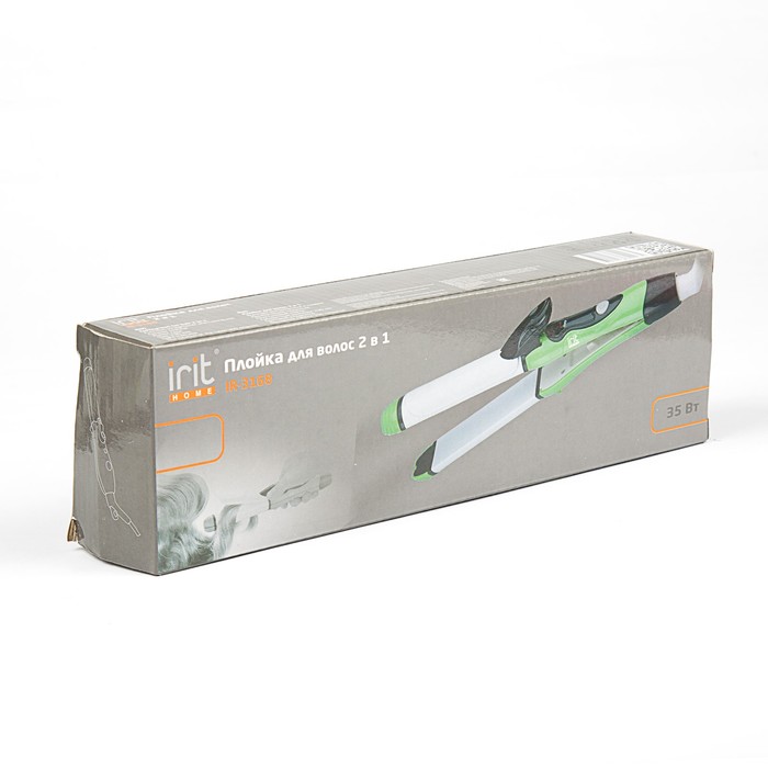 Стайлер Irit IR-3168, 2 в 1, керамическое покрытие, красные