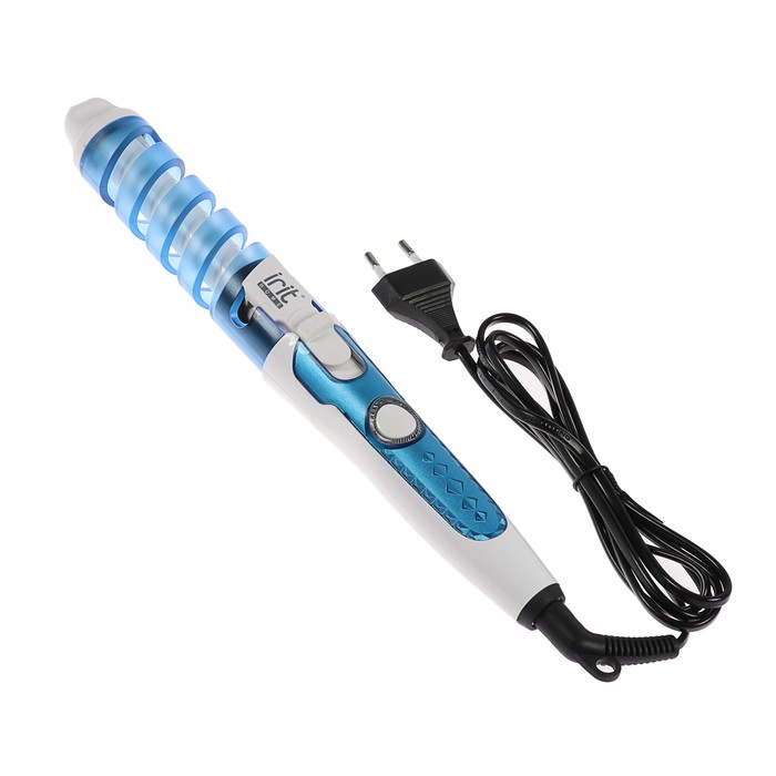 Плойка Irit IR-3127, 40 Вт, керамическое покрытие голубая