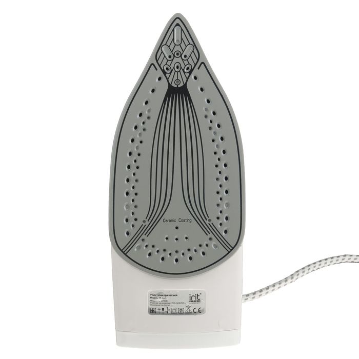Утюг Irit IR-2228, 2200 Вт, вертикальное отпаривание, керамическое покрытие