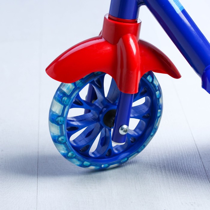 Щенячий патруль. Самокат "КРУТЫЕ ЩЕНКИ" 2017 музыка, свет, три колеса PVC d=130/110 мм,