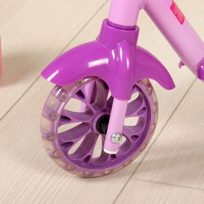 Щенячий патруль. Самокат "Скай" 2017 музыка, свет, три колеса PVC d=130/110 мм, с корзинкой,