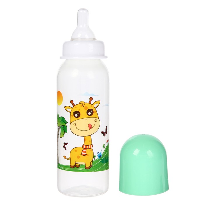 Бутылочка для кормления, 250 мл, от 0 мес., цвета МИКС