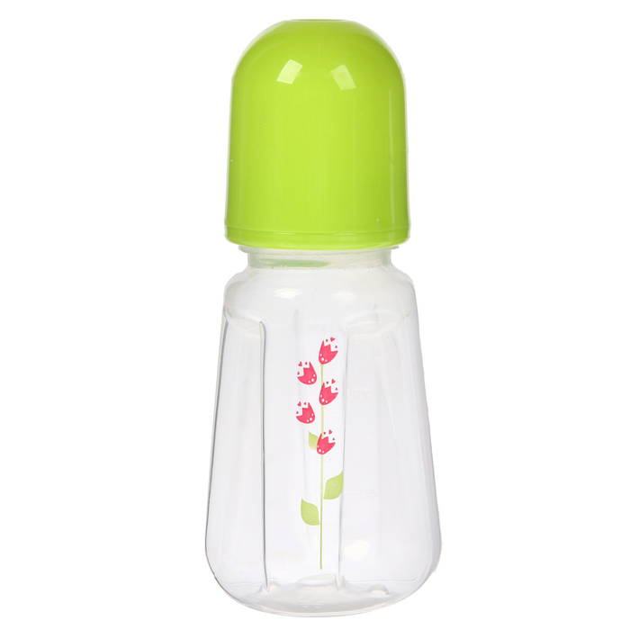 Бутылочка для кормления, 120 мл, от 0 мес., цвет жёлтый