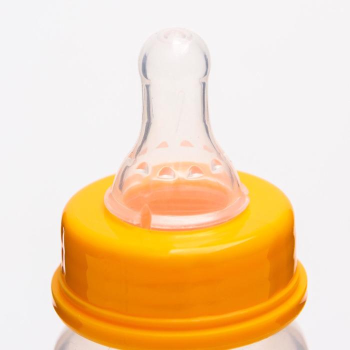Бутылочка для кормления, 240 мл, от 0 мес., цвет оранжевый