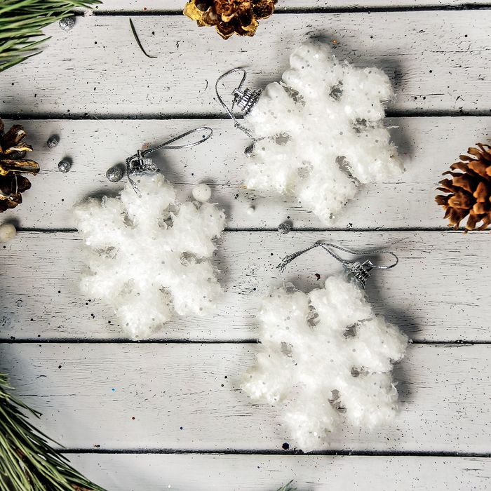 Украшение ёлочное "Сахарное" (набор 6 шт) d-7 см