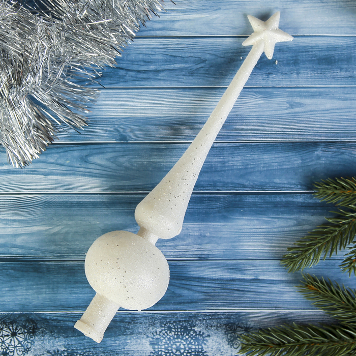 Наконечник "Перелив" белый 6*26 см