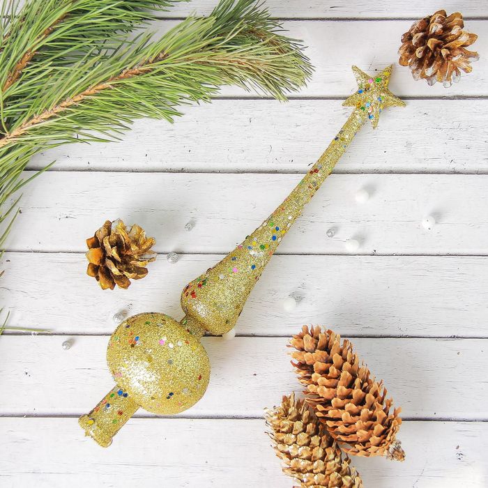 Наконечник "Перелив" золотой 6*26 см