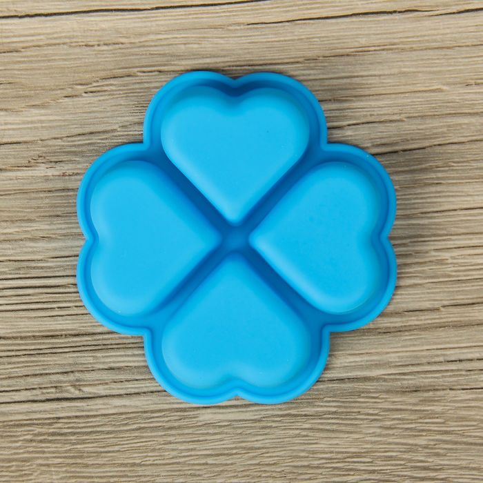 Форма для выпечки "Сердце", цвета МИКС