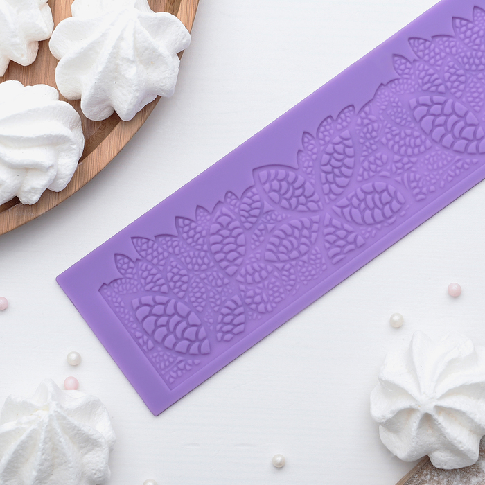 Коврик для айсинга "Листва", цвета МИКС