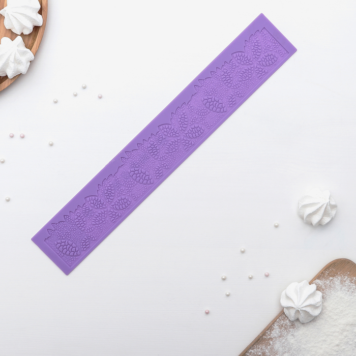 Коврик для айсинга "Листва", цвета МИКС