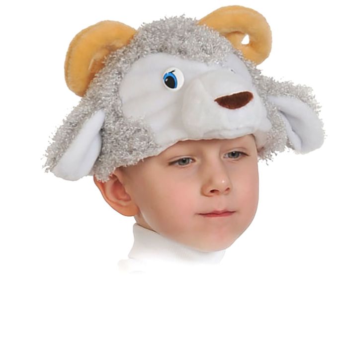 Маска "Барашек", плюш, р-р 53-55