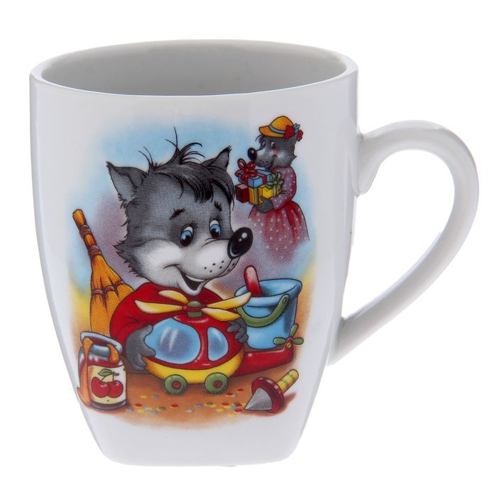 Кружка 210 мл "Глория. Зверята", МИКС