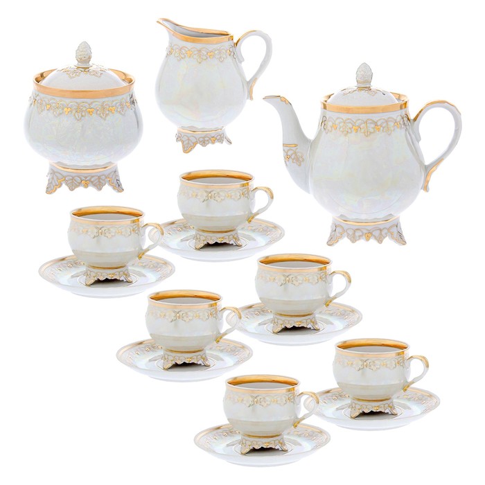 Сервиз чайный "Виноградная лоза. Морозко", 15 предметов